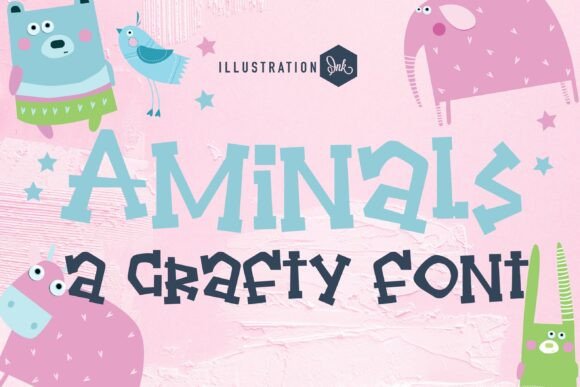 Aminals: A Display Typeface That Makes Your Brand Feel Warm & Uniquely Yours