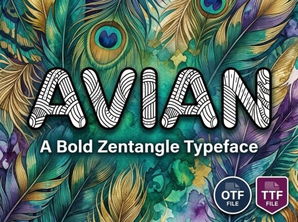 Avian: A Display Typeface That Lifts Your Digital Brand