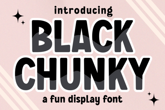 Black Chunky: A Display Font That Anchors With Quiet Confidence