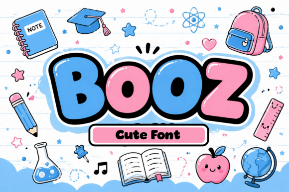Booz: A Playful Display Font for Digital Branding