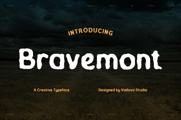 Bravemont: A Display Font That Adds Soul to Digital Headlines