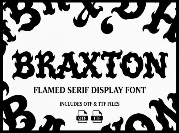 Braxton: A Bold Display Font That Commands Attention