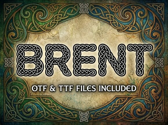 Brent: A Display Font That Anchors Your Story