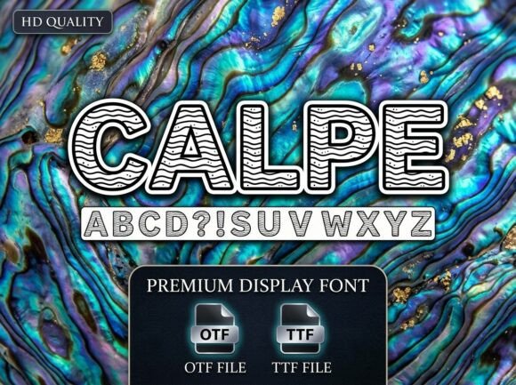 Calpe: A Standout Display Font for Small Business Branding