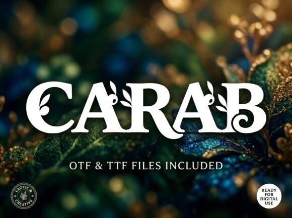 Carab: A Display Font for Editorial Impact
