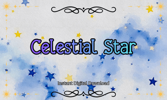 Celestial Star: A Playful, Polished Display Font for Small Business Branding