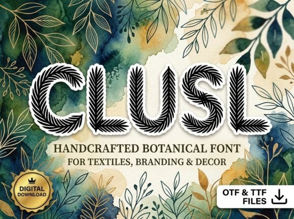 Clusl: A Display Font That Makes Your Brand Instantly Memorable