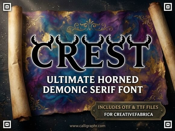 Crest: A Bold Display Font for Impactful Web Headlines