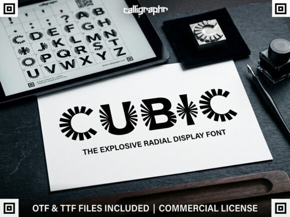 Cubic: A Bold Display Font for Editorial Impact
