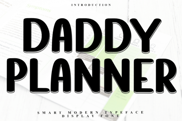 Daddy Planner: A Display Font That Builds Brand Warmth