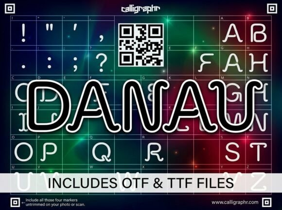 Danau: A Display Font That Breathes With Your Words
