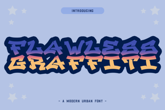 Flawless Graffiti: A Display Font with Street-Smart Soul