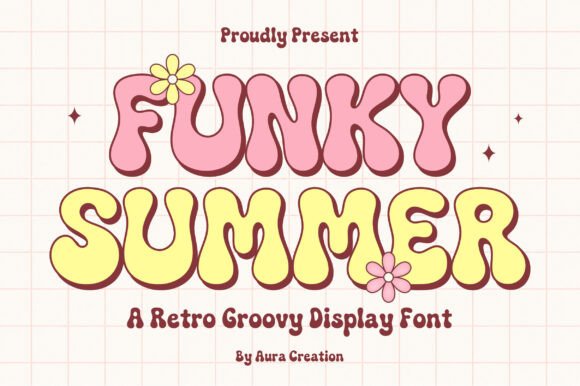 Funky Summer: A Playful Display Font for Brand Personality