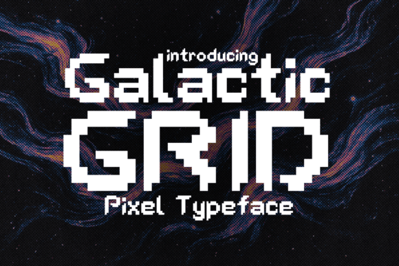 Galactic Grid: A Display Font That Makes Your Headlines Pop