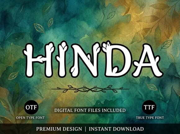 Hinda: A Display Font That Earns Its Space