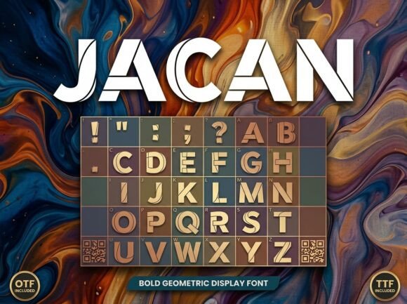 Jacan: A Bold Display Font That Elevates Digital Branding
