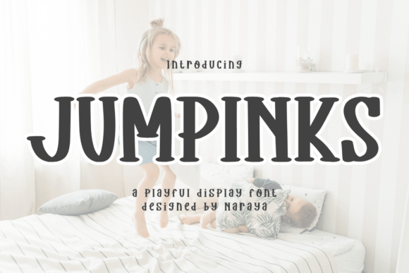 Jumpinks: A Playful Display Font That Elevates Real Business Branding