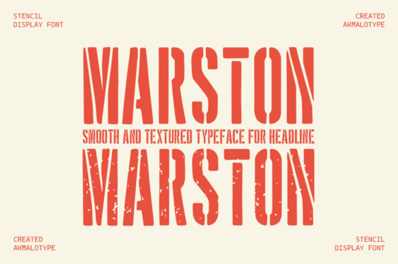 Marston: A Display Font That Commands Attention