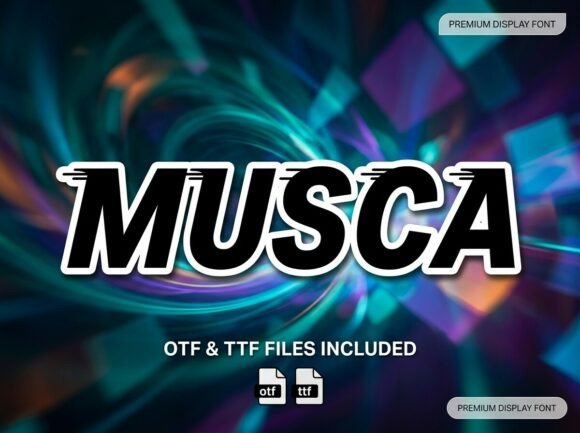 Musca: A Display Font That Moves With Purpose