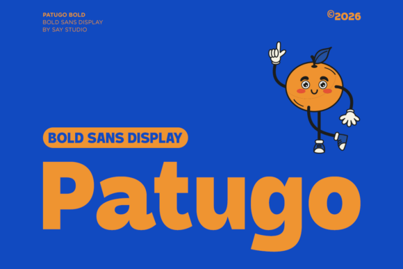 Patugo: A Display Font That Grabs Attention—Without Screaming
