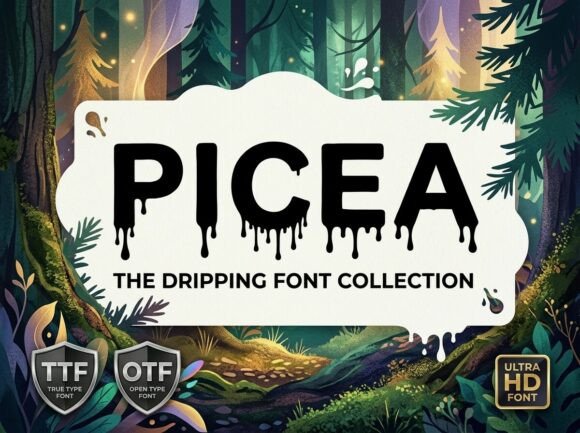 Picea: A Display Typeface That Commands Attention