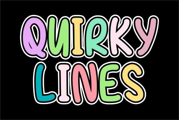 Quirky Lines: A Playful Display Font for Scroll-Stopping Marketing