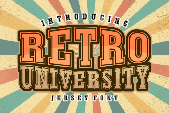 Retro University: A Display Font That Commands Attention