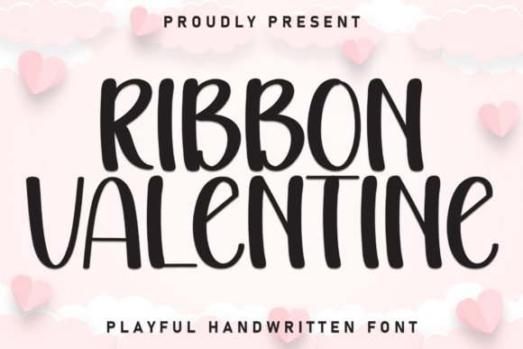 Ribbon Valentine: A Handwritten Display Font with Editorial Warmth