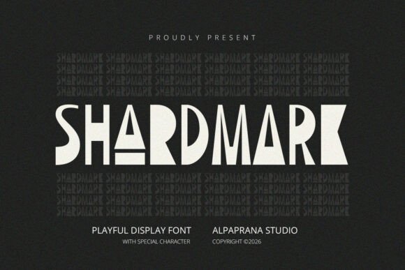 Shardmark: A Display Font That Anchors Editorial Mood