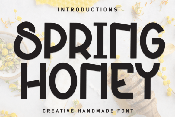 Spring Honey: A Delightful Display Font for Handmade Creators
