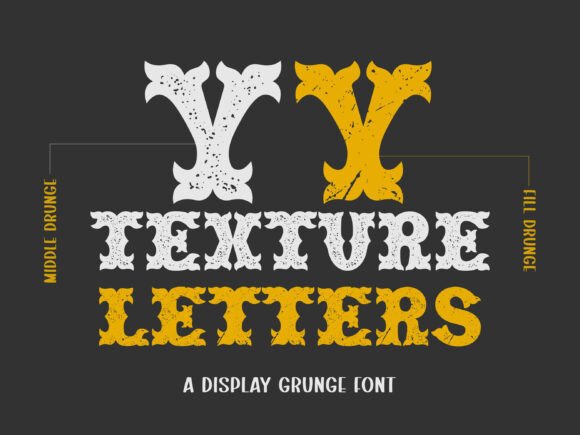 Texture Letters: A Display Font That Anchors Your Brand Voice