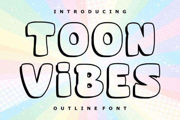 Toon Vibes: A Playful Display Font for Scroll-Stopping Marketing
