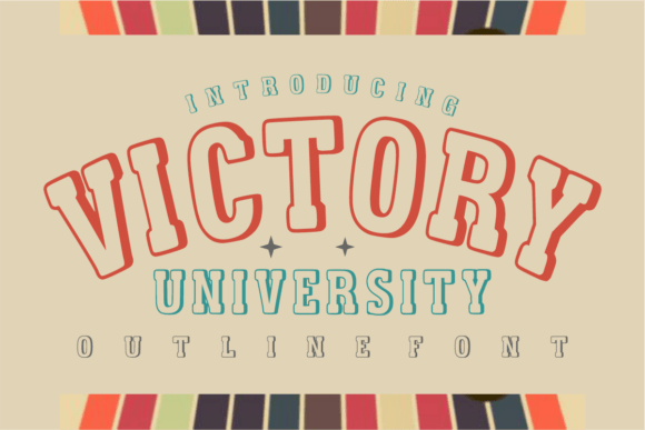 Victory University: A Bold Display Font for Impactful Web Headlines